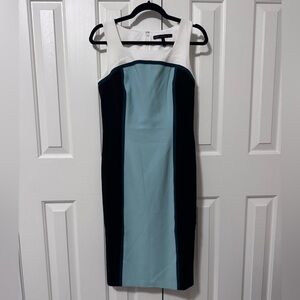 NWOT White House Black Market Sleeveless Knee Length Dress, Size 4